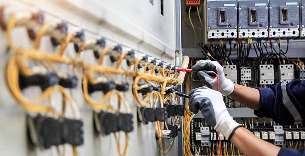 Professional Electrician technician working in Minster, OH